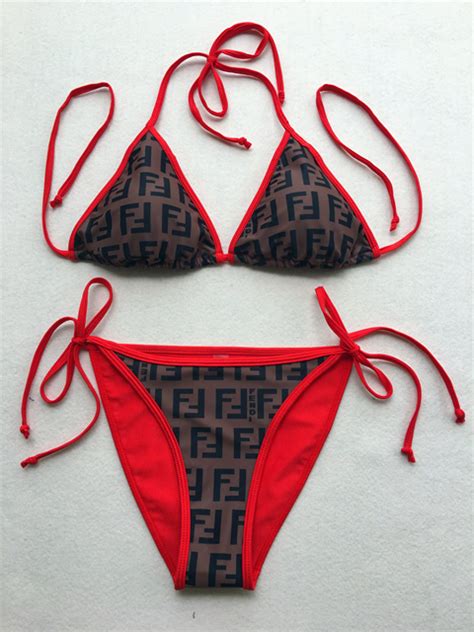 replica fendi bikini|genuine Fendi baguette.